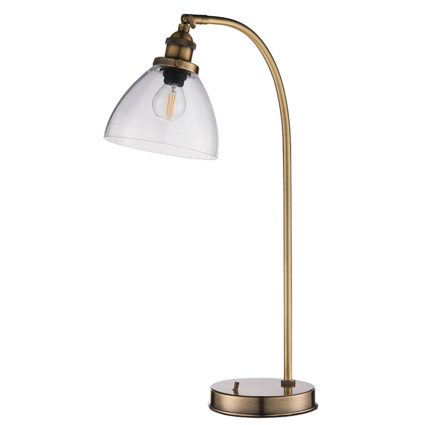 Endon 77859 - Lampa stołowa HANSEN 1xE14/40W/230V mosiężna