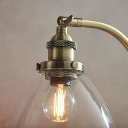 Endon 77859 - Lampa stołowa HANSEN 1xE14/40W/230V mosiężna