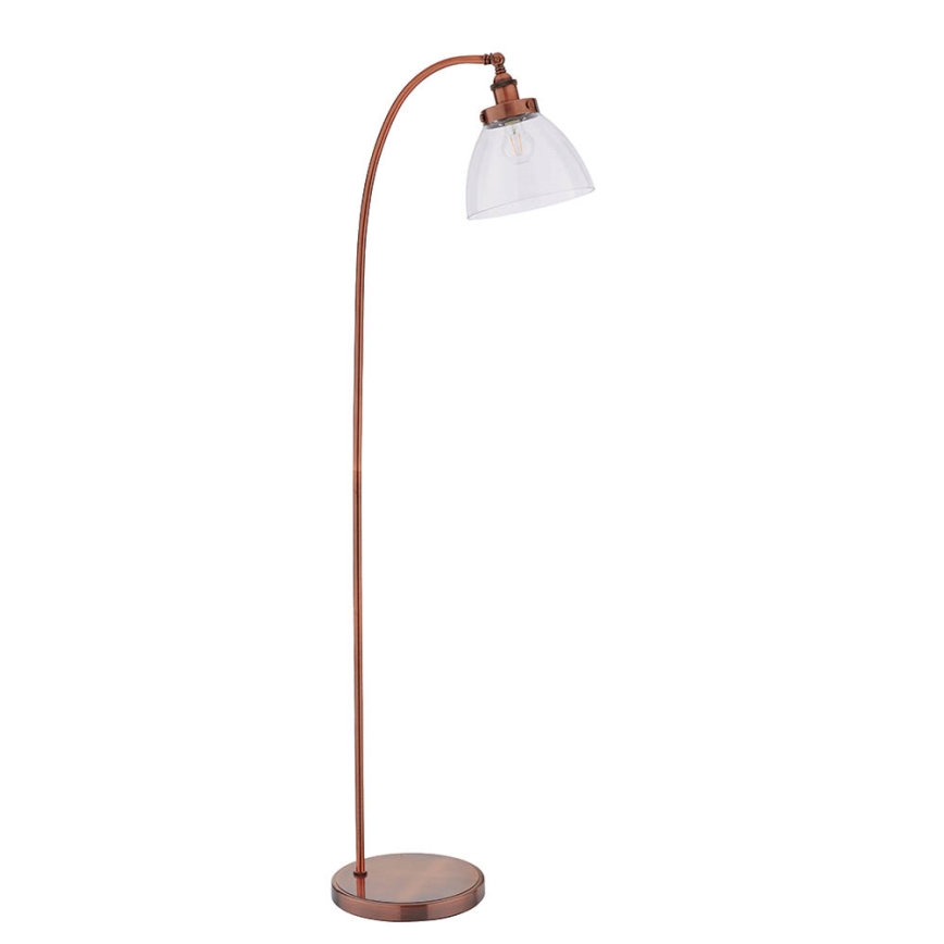 Endon 77862 - Lampa podłogowa HANSEN 1xE27/40W/230V miedziany
