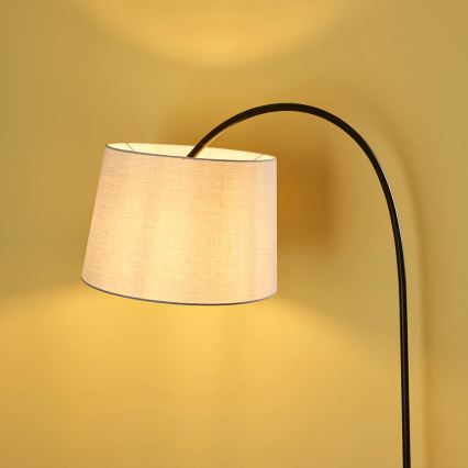 Endon 78163 - Lampa stojąca CARLSON 1xE27/60W/230V szara/czarna