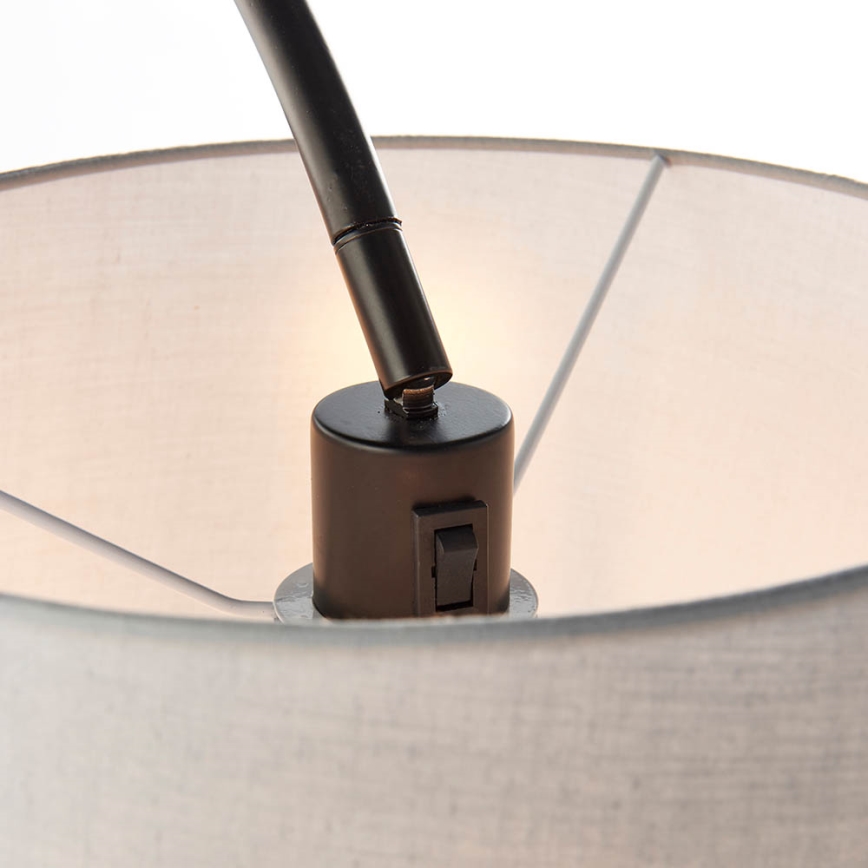 Endon 78163 - Lampa stojąca CARLSON 1xE27/60W/230V szara/czarna