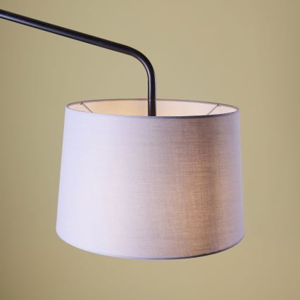 Endon 79380 - Kinkiet CARLSON 1xE27/40W/230V szary/czarny