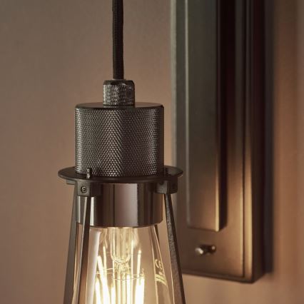 Endon 80950 - Kinkiet URBAN 1xE27/6W/230V czarny