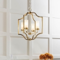 Endon 81914 - Żyrandol na łańcuchu EDREA 4xE14/6W/230V mosiądz