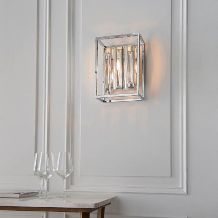 Endon 81932 - Kinkiet ACADIA 1xE14/40W/230V chrom błyszczący