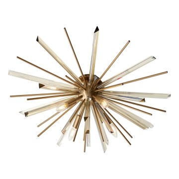 Endon 81937 - Lampa sufitowa 4xE14/40W/230V Ø 80 cm złota