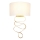 Endon 82070 - Kinkiet 1xE27/10W/230V biały/mosiądz