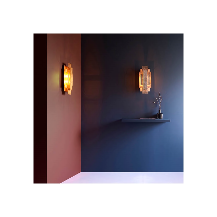 Endon 90451 - Kinkiet ALZARE 2xG9/3W/230V biała patyna