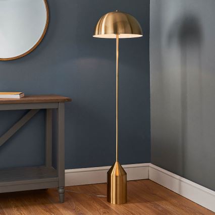 Endon 90521 - Lampa podłogowa NOVA 1xE27/60W/230V mosiądz