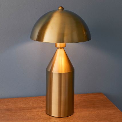 Endon 90522 - Lampa stołowa NOVA 1xE27/60W/230V mosiądz