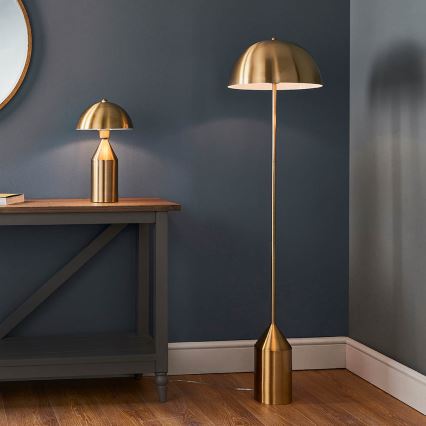 Endon 90522 - Lampa stołowa NOVA 1xE27/60W/230V mosiądz