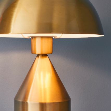 Endon 90522 - Lampa stołowa NOVA 1xE27/60W/230V mosiądz
