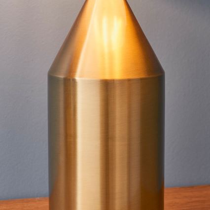 Endon 90522 - Lampa stołowa NOVA 1xE27/60W/230V mosiądz