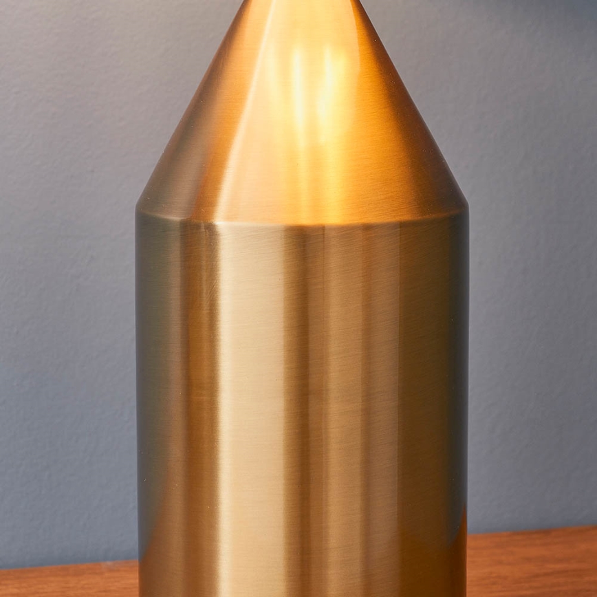 Endon 90522 - Lampa stołowa NOVA 1xE27/60W/230V mosiądz