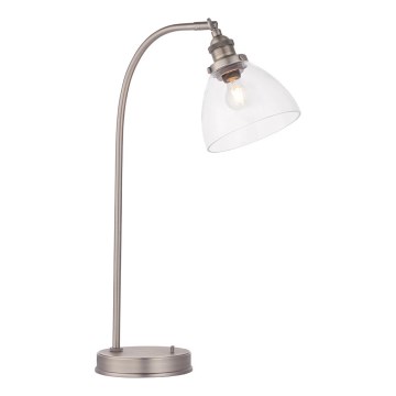 Endon 91740 - Lampa stołowa HANSEN 1xE14/40W/230V matowy chrom
