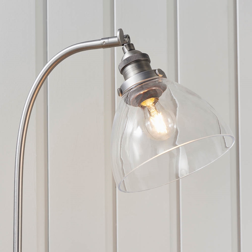 Endon 91740 - Lampa stołowa HANSEN 1xE14/40W/230V matowy chrom
