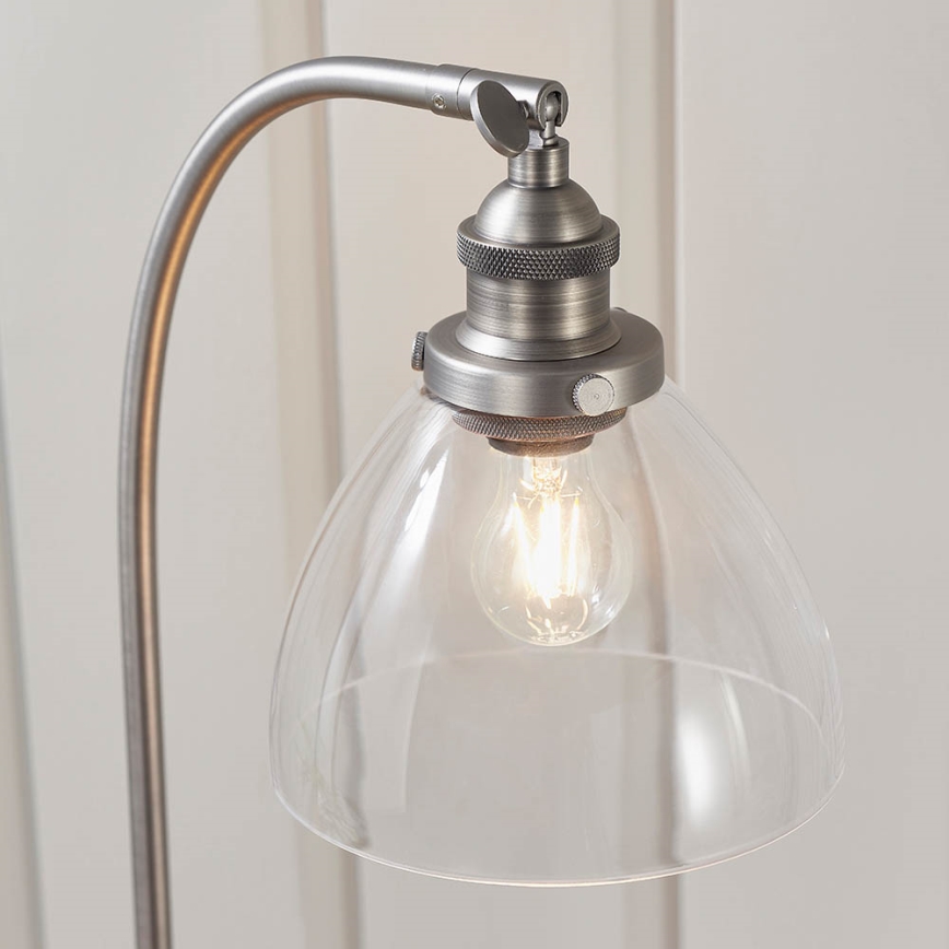 Endon 91740 - Lampa stołowa HANSEN 1xE14/40W/230V matowy chrom
