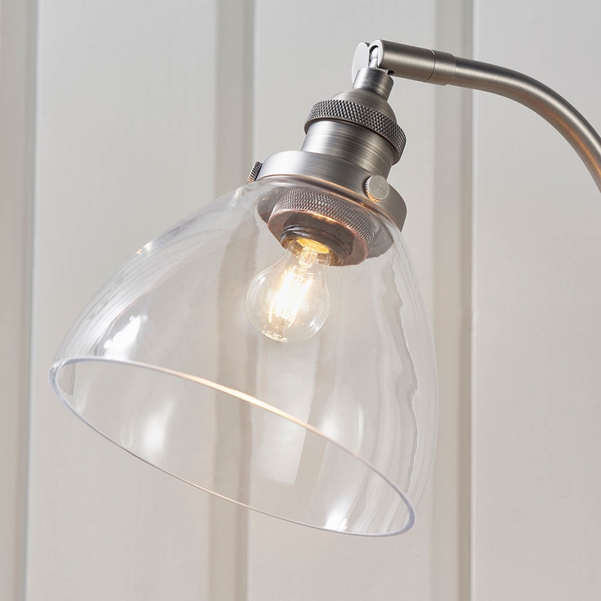 Endon 91740 - Lampa stołowa HANSEN 1xE14/40W/230V matowy chrom