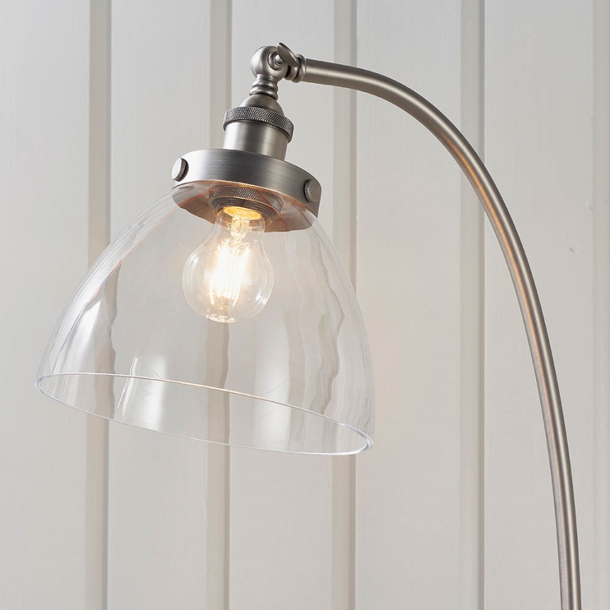 Endon 91741 - Lampa podłogowa HANSEN 1xE27/40W/230V matowy chrom