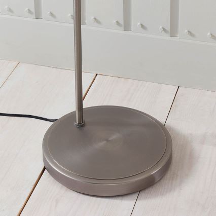 Endon 91741 - Lampa podłogowa HANSEN 1xE27/40W/230V matowy chrom