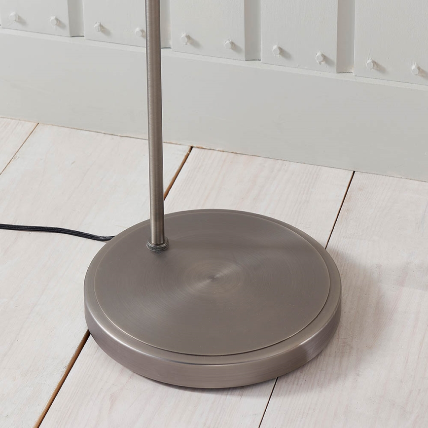 Endon 91741 - Lampa podłogowa HANSEN 1xE27/40W/230V matowy chrom