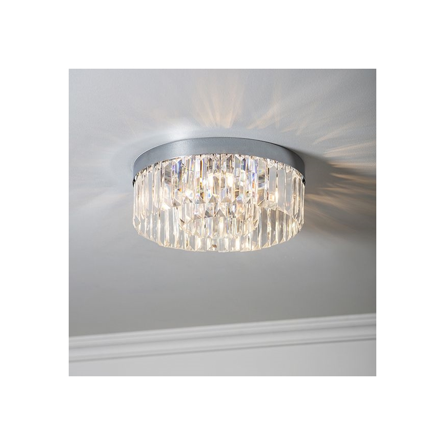 Endon 91811 - Plafon łazienkowy SHIMMER 5xG9/18W/230V IP44, chrom błyszczący