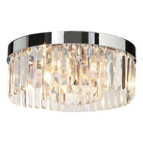 Endon 91811 - Plafon łazienkowy SHIMMER 5xG9/18W/230V IP44, chrom błyszczący