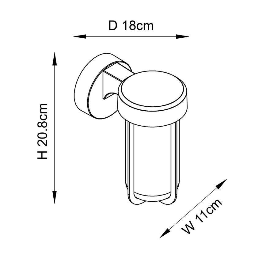 Endon 92782 - Kinkiet łazienkowy LED/8W/230V IP44 2700K matowy chrom