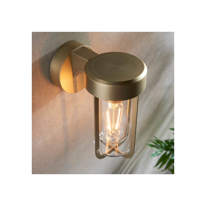 Endon 92855 - Kinkiet łazienkowy 1xE27/6W/230V IP44 mosiądz