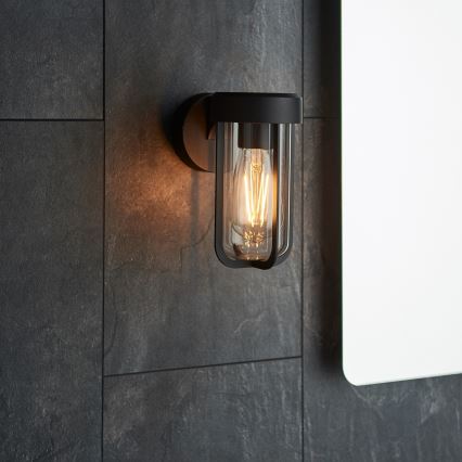 Endon 92859 - Kinkiet łazienkowy 1xE27/6W/230V IP44 czarny