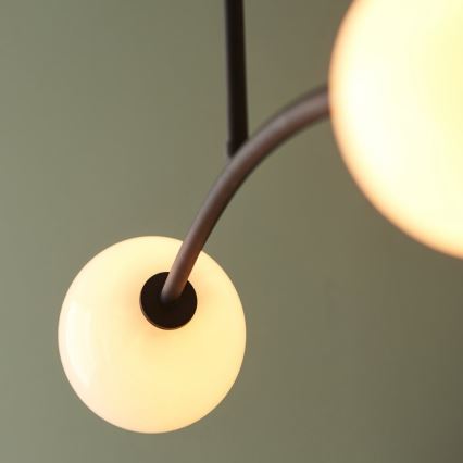 Endon 92940 - Żyrandol na pręcie BALANCE 4xG9/3W/230V czarny/biały