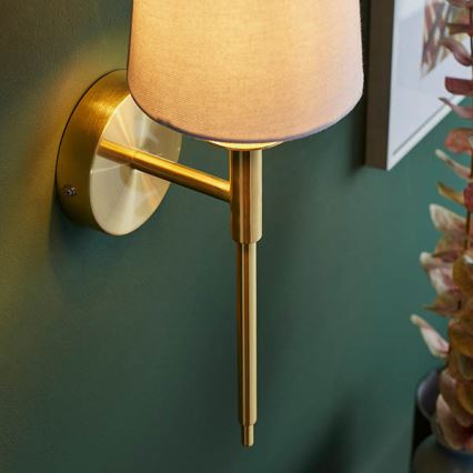 Endon 92955 - Kinkiet 1xE14/6W/230V biały/złoty