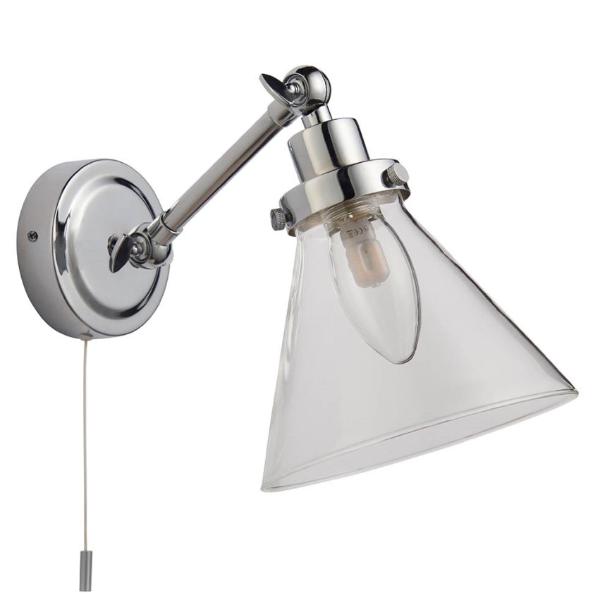 Endon 93853 - Oświetlenie punktowe naścienne do łazienki FARADAY 1xG9/3W/230V IP44 chrom błyszczący