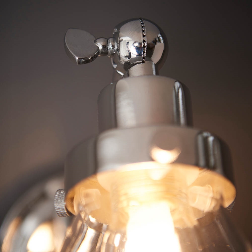 Endon 93853 - Oświetlenie punktowe naścienne do łazienki FARADAY 1xG9/3W/230V IP44 chrom błyszczący