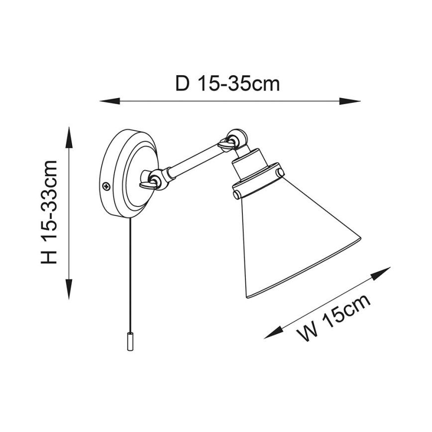 Endon 93854 - Oświetlenie punktowe naścienne do łazienki FARADAY 1xG9/3W/230V IP44 złoty