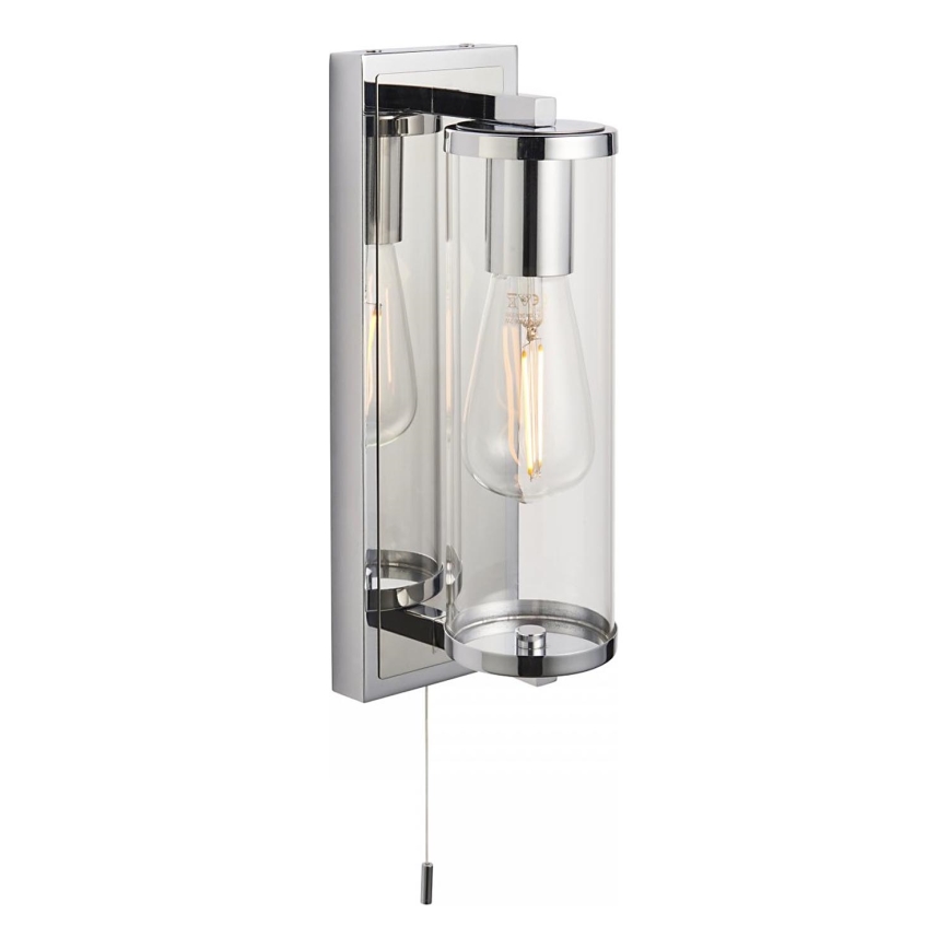 Endon 94074 - Kinkiet łazienkowy TAYLOR 1xE27/10W/230V IP44 chrom błyszczący