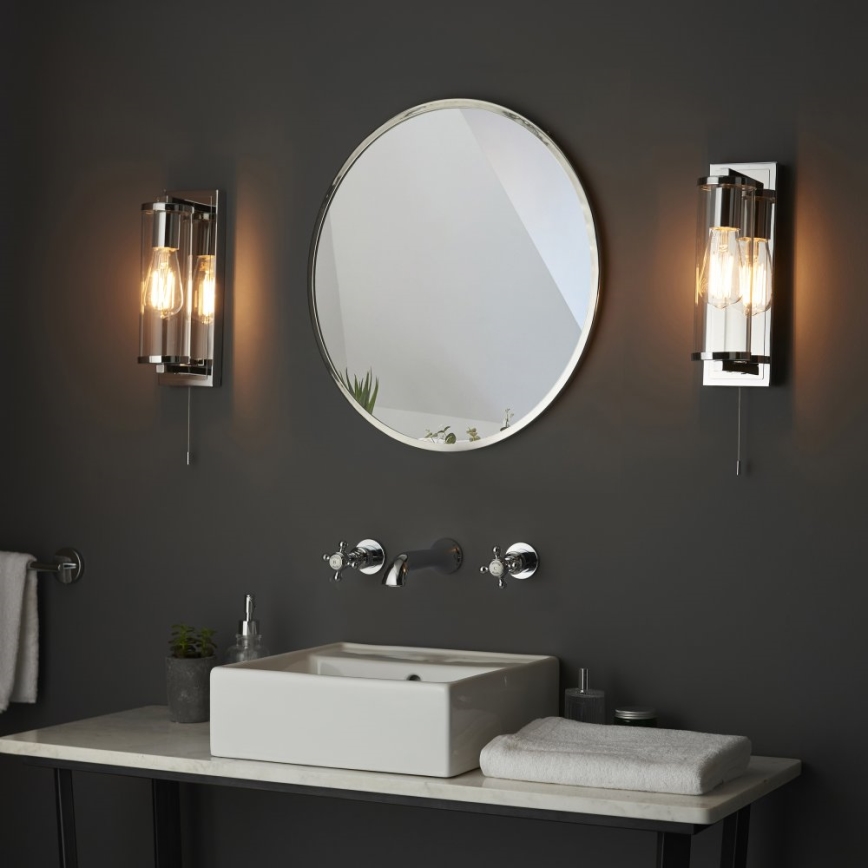 Endon 94074 - Kinkiet łazienkowy TAYLOR 1xE27/10W/230V IP44 chrom błyszczący