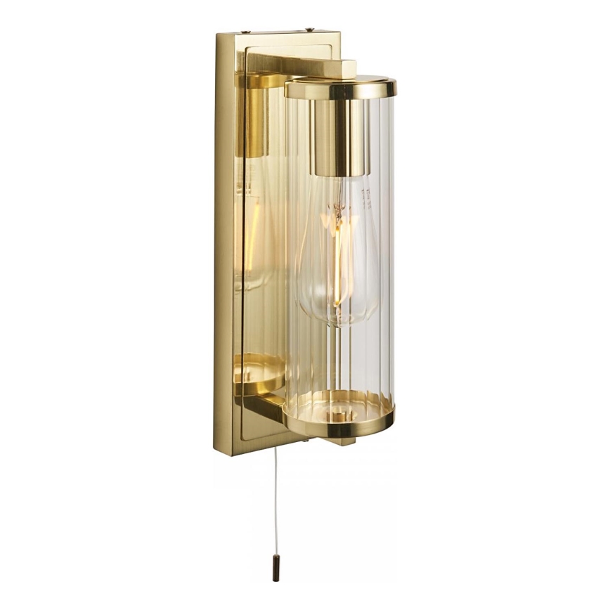 Endon 94075 - Kinkiet łazienkowy TAYLOR 1xE27/10W/230V IP44 złoty