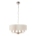 Endon 94357 - Żyrandol na łańcuchu HIGHCLERE 6xE14/40W/230V, śr. 55 cm, beżowy/matowy chrom