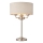 Endon 94369 - Lampa stołowa HIGHCLERE 3xE14/18W/230V beżowa/matowy chrom