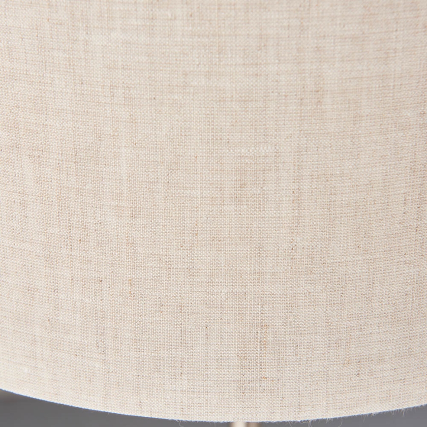 Endon 94369 - Lampa stołowa HIGHCLERE 3xE14/18W/230V beżowa/matowy chrom