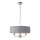 Endon 94394 - Żyrandol na łańcuchu HIGHCLERE 3xE14/40W/230V ciemnoszary/chrom błyszczący