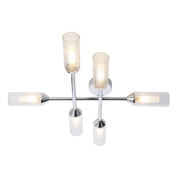 Endon 95045 - Żyrandol łazienkowy natynkowy NATORI 6xG9/3W/230V IP44 chrom błyszczący