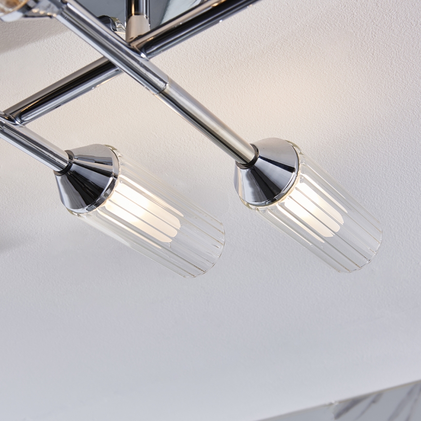 Endon 95045 - Żyrandol łazienkowy natynkowy NATORI 6xG9/3W/230V IP44 chrom błyszczący