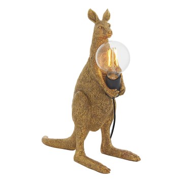 Endon 95075 - Lampa stołowa KANGAROO 1xE27/10W/230V złota