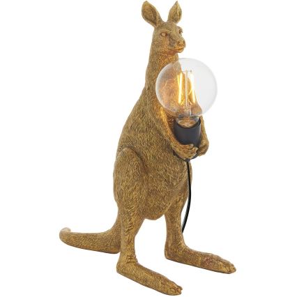 Endon 95075 - Lampa stołowa KANGAROO 1xE27/10W/230V złota