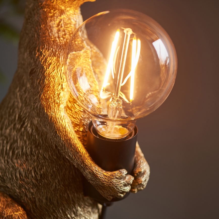 Endon 95075 - Lampa stołowa KANGAROO 1xE27/10W/230V złota