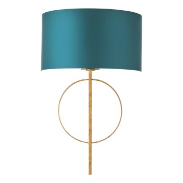 Endon 95218 - Kinkiet 1xE27/10W/230V niebieski/mosiądz