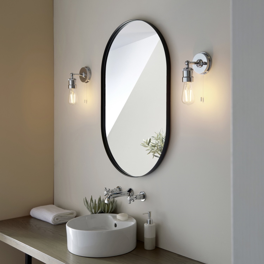 Endon 95505 - Kinkiet łazienkowy MILLER 1xE27/6W/230V IP44 chrom błyszczący