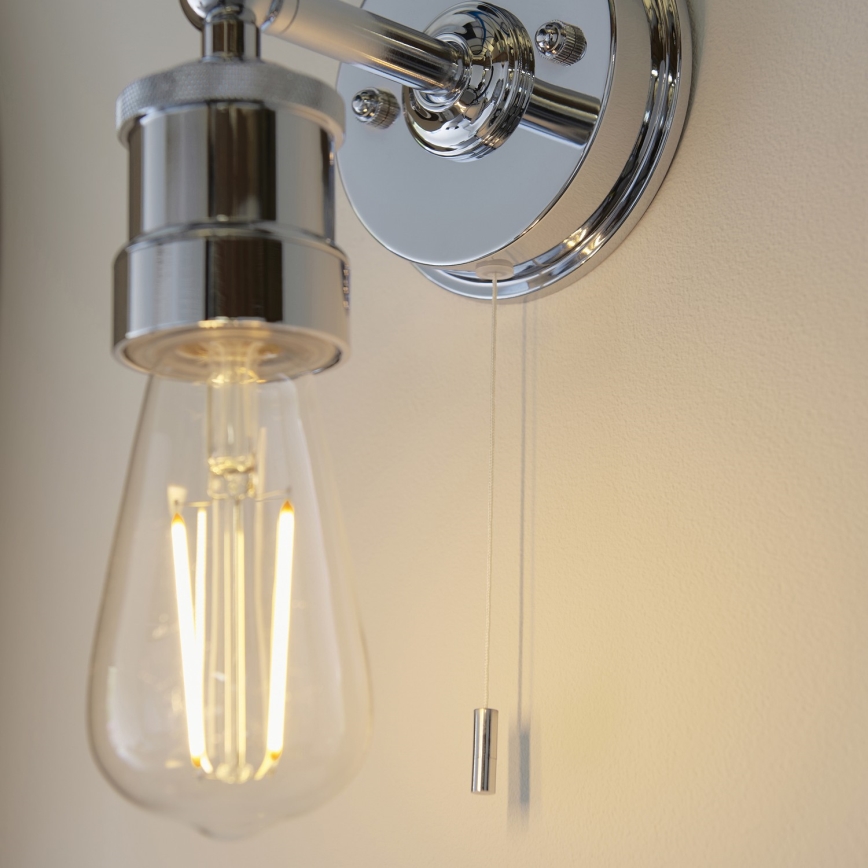 Endon 95505 - Kinkiet łazienkowy MILLER 1xE27/6W/230V IP44 chrom błyszczący